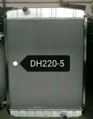 Chłodnica do koparki Doosan DH220-5 | Kompletny zespół chłodnicy 1060 mm | Wielorzędowy rdzeń aluminiowy