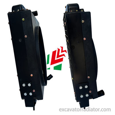 Weichai K4100 38 Prawy róg DF Ciężkie maszyny inżynieryjne Radiator Rdzeń aluminium Części samochodowe